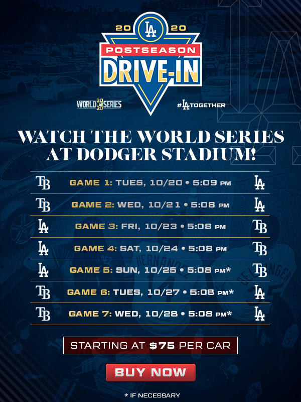 Be at Dodger Stadium this week to cheer on our Boys in Blue during the World Series.