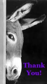 Thank you donkey