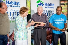 President and Mrs. Carter announce Canada as the 2017 host site for the 34th Jimmy & Rosalynn Carter Work Project