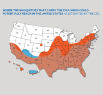 Map of areas where Zika could spread.  Full details at https://www.whitehouse.gov/blog/2016/06/03/private-sector-stepping-combat-zika-virus-congress-s