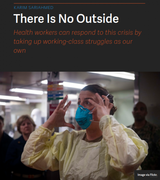 Article photo and heading "There is No Outside"