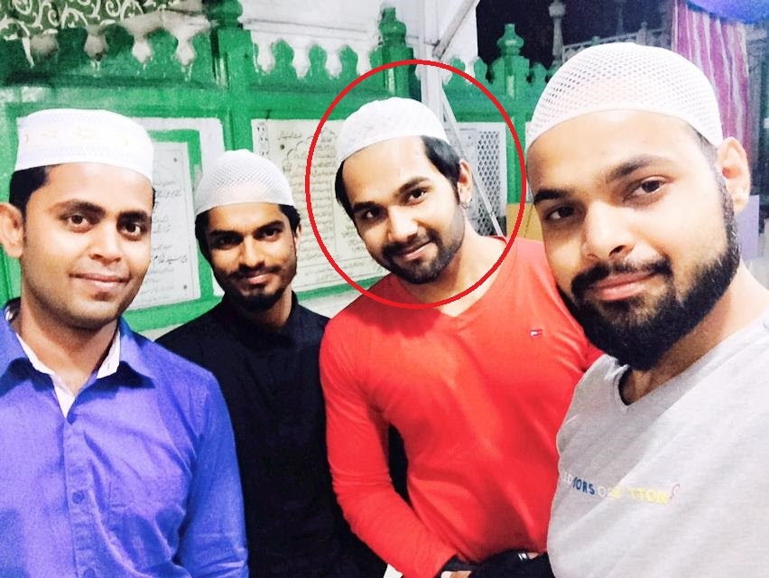Ankit Saxena and his friends, who called themselves Awara Boys, would often visit the shrines of various faiths. (Credit: via Facebook)