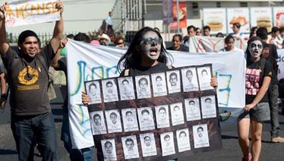 manifestantes méxico