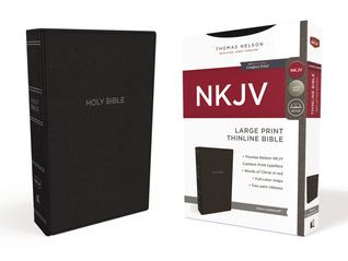 NKJV, Thinline Bible, Large Print, Leathersoft, Black, Red Letter Edition, Comfort Print: Holy Bible, New King James Version in Kindle/PDF/EPUB