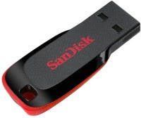 Sandisk Cruzer Blade 16 GB Utility Pendriv (Black & Red)