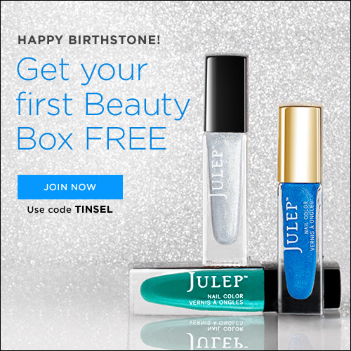 Join Julep beauty box and get your first beauty box free!