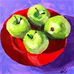 Four Apples - Posted on Tuesday, February 17, 2015 by Diana Stewart