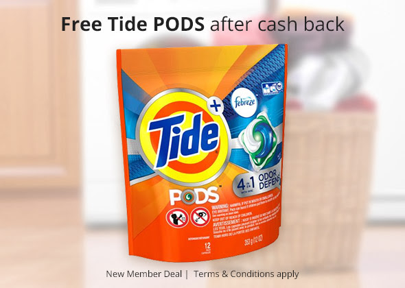 FREE 12-count Tide PODS packag...