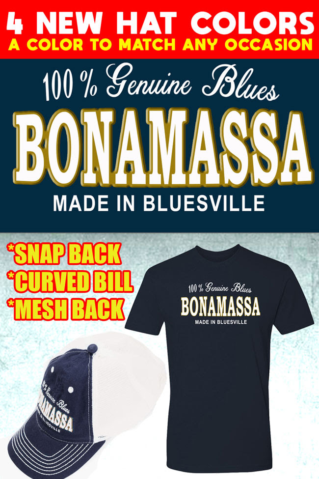 Get the latest deals on Bonamassa merch here!