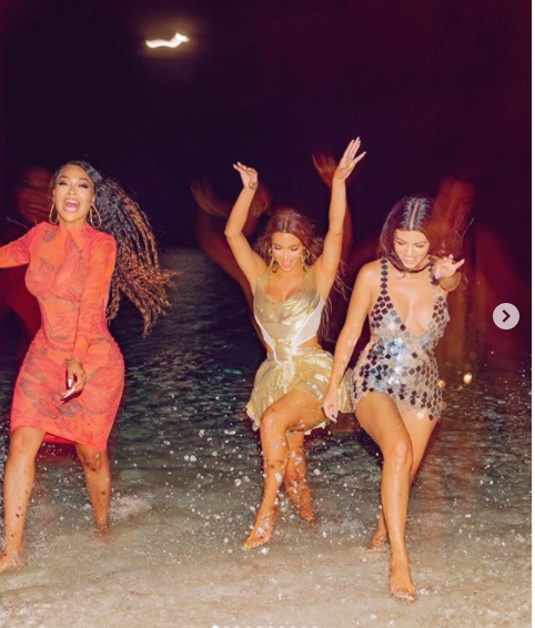 Kim Kardashian shares more photos from her lavish tropical 40th birthday party amid controversy surrounding the event