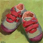 Baby shoes again - Original Still Life in Oils - Posted on Sunday, November 30, 2014 by Nithya Swaminathan