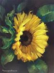 Warm Heart Sunflowers and My Mother the Poet - Flower Paintings by Nancy Medina Art - Posted on Friday, January 2, 2015 by Nancy Medina