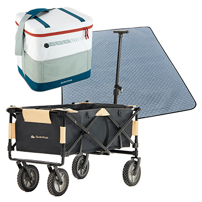 Folding Camp Trolley (Max 50 Kg) Bundle