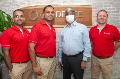 Caption: (L) Philip Cherian, Regional Channel Director, Credence Security and Moe Bux, Sales Director, Credence Security and Premchand Kurup, CEO, Paramount and Garreth Scott, Managing Director, Credence Security (R) Caption: (L) Philip Cherian, Regional Channel Director, Credence Security and Moe Bux, Sales Director, Credence Security and Premchand Kurup, CEO, Paramount and Garreth Scott, Managing Director, Credence Security (R)