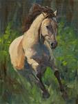 Buckskin in Flight - Posted on Saturday, January 17, 2015 by H.F. Wallen