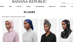 Muslims enraged at Banana Republic over models in hijabs wearing clothes “not in line with Islamic dress codes”