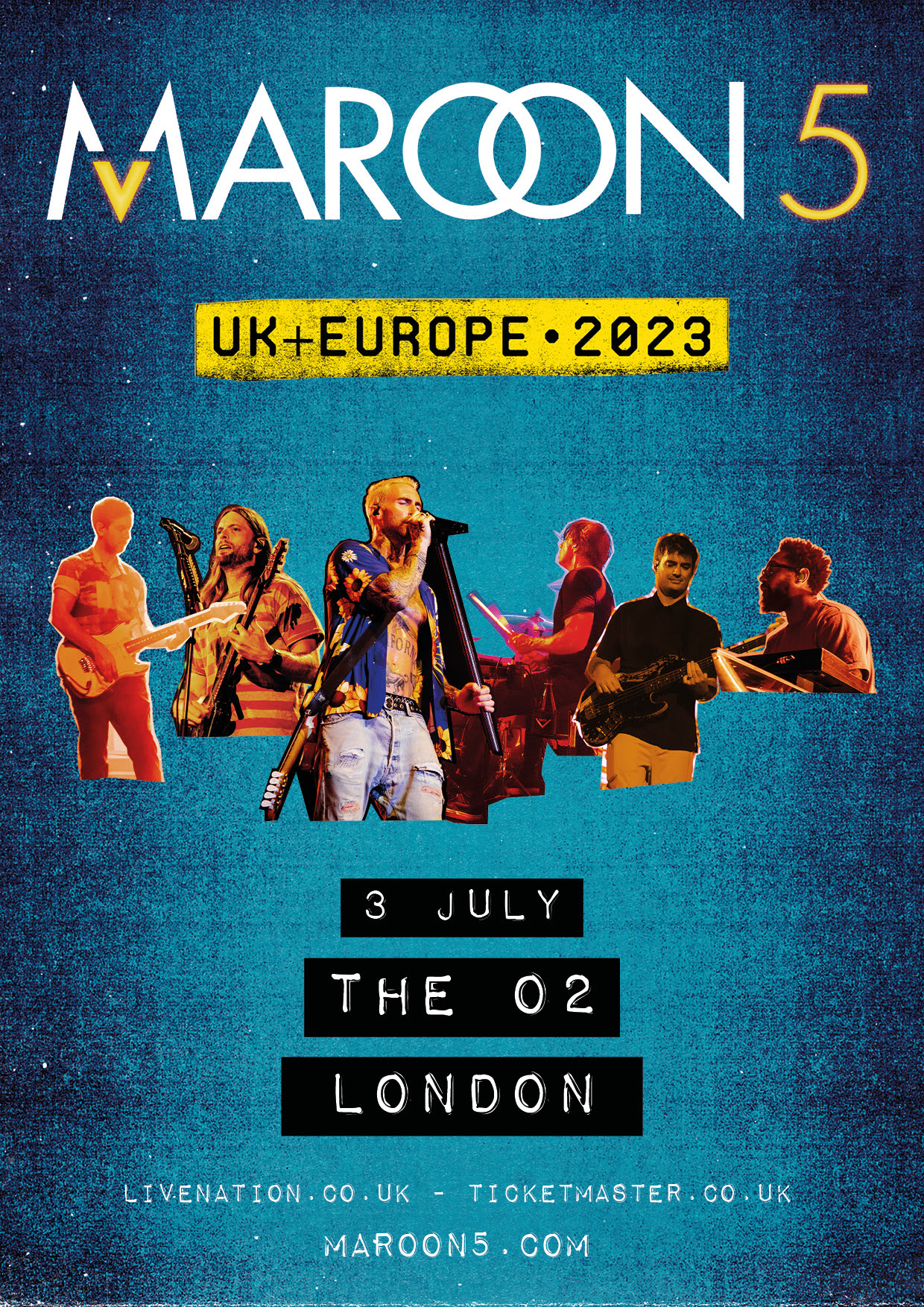 MAROON 5 ANNOUNCE HEADLINE DATES AND FESTIVALS ACROSS THE UK AND EUROPE