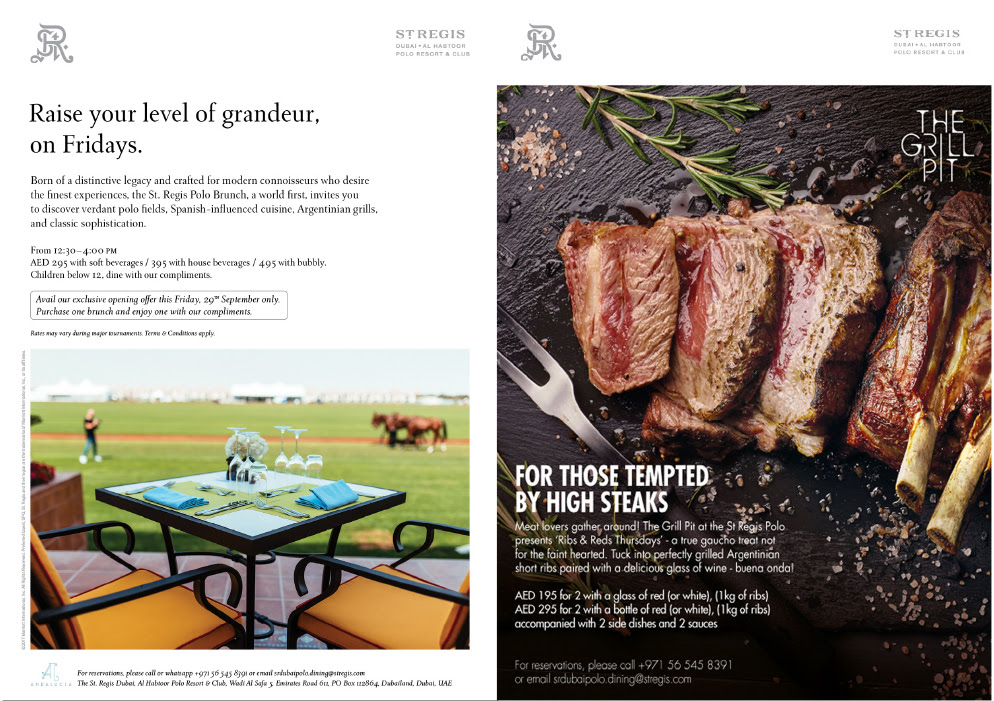 The St Regis - Book now on 044354440