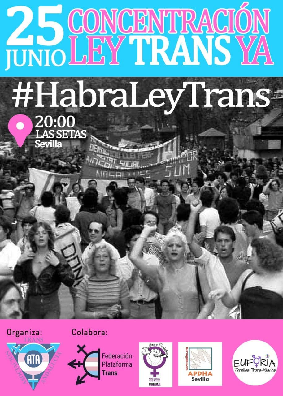 Sevilla | Concentración en apoyo a la Ley Trans