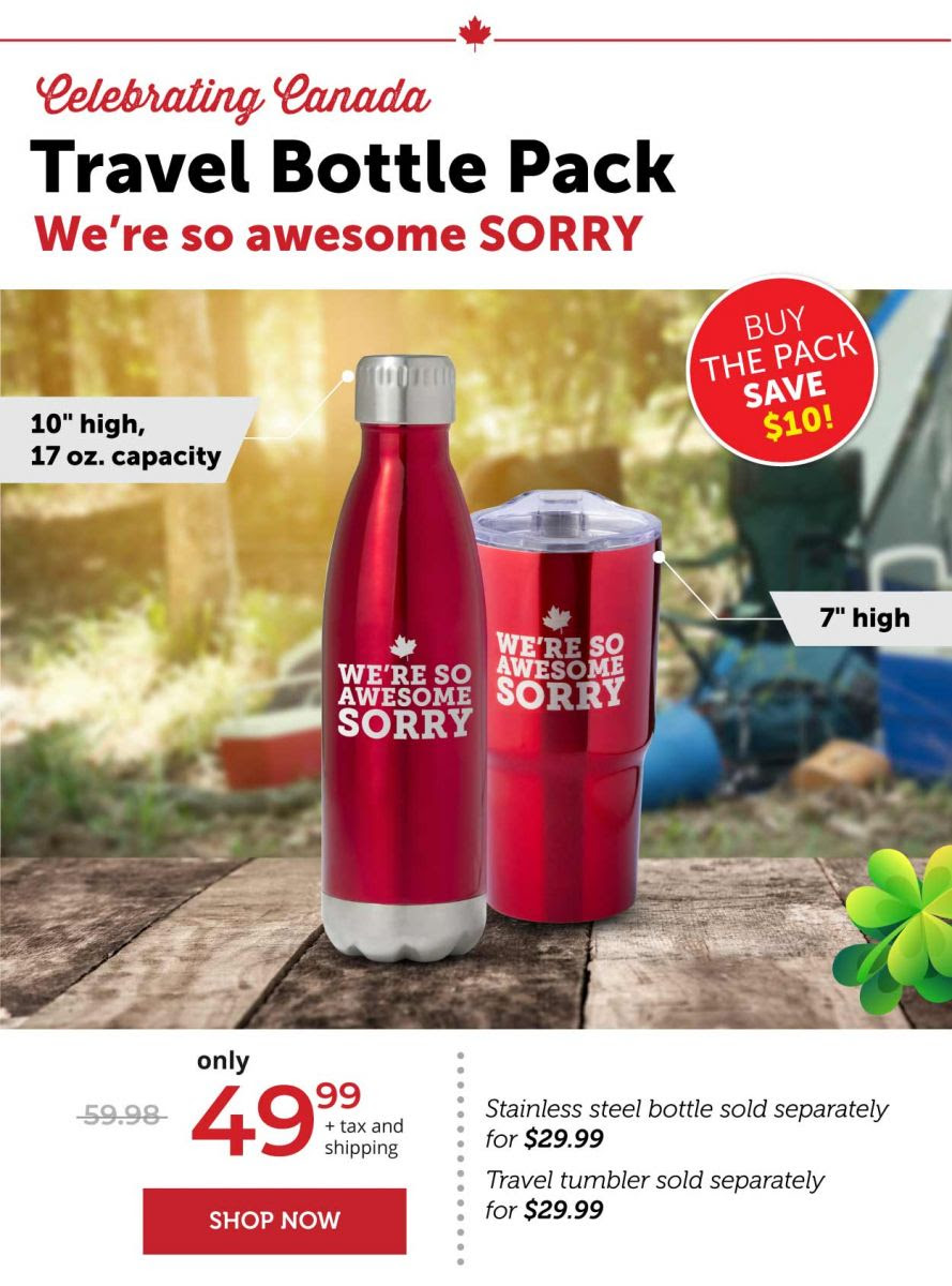 Travel Bottle Pack (We’re so awesome SORRY)