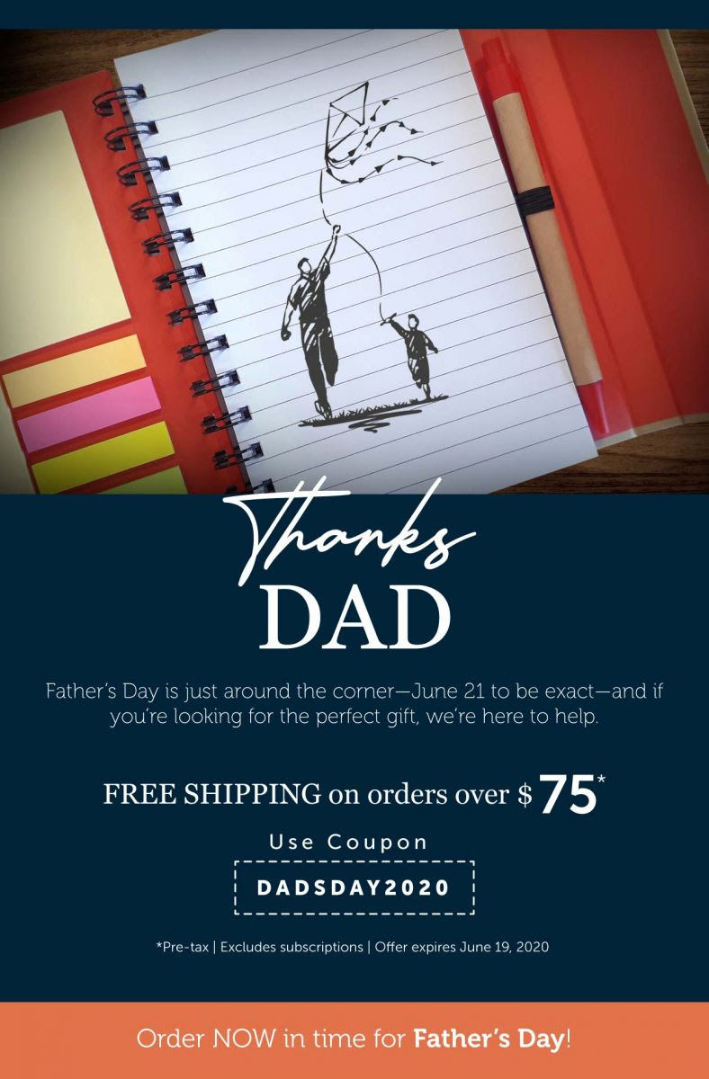 Free Shipping for Fathers Day!