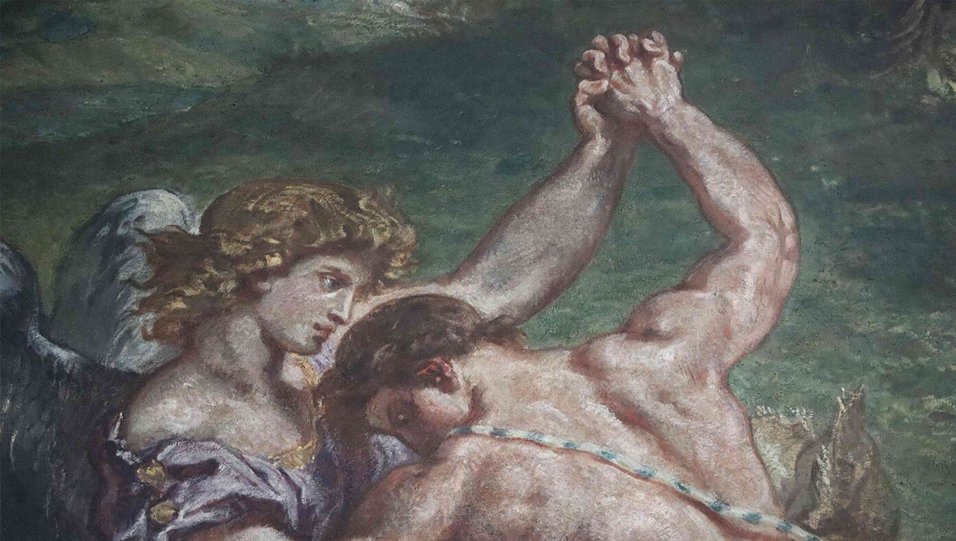 Scholars Believe Jacob Forced The Angel To Tap Out With A Wicked Powerbomb