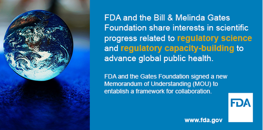 FDA and Gates Foundation launch a collaboration to improve global public health