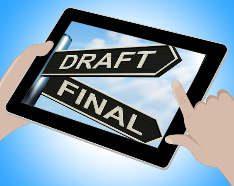 Draft Final Tablet Meaning Writing Rewriting And Editing