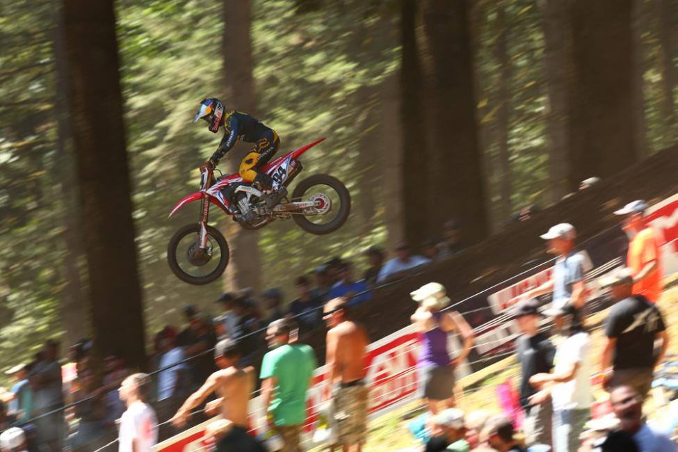 Roczen finished in the runner-up spot for the third straight race.