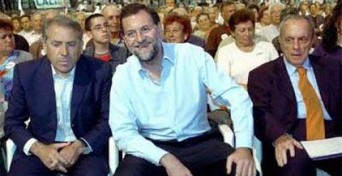 Cuiña, Rajoy, Fraga Efe