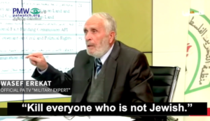 Palestinian ‘military expert’ claims that rabbi teach kids to ‘kill everyone who is not Jewish’