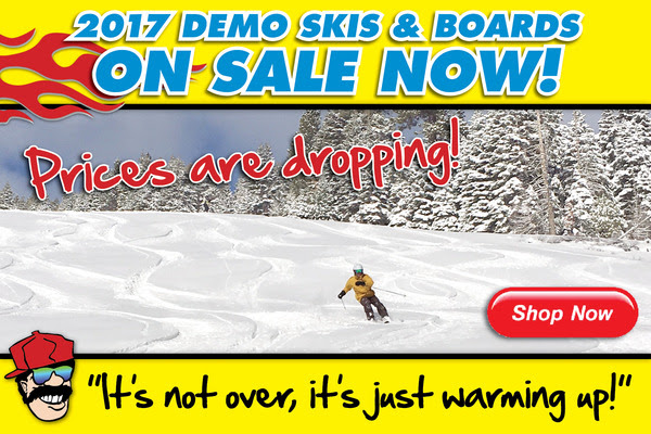 Prices are Dropping on 2017 Demo Skis & Boards