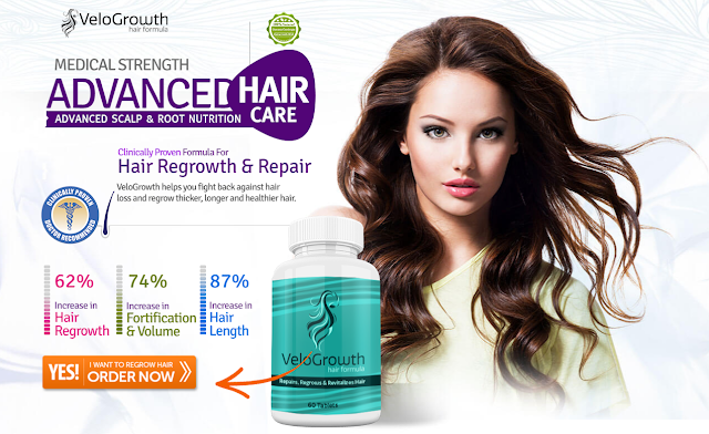 VeloGrowth Hair Formula - Regain Bouncy, Soft, Feather Like Hair!