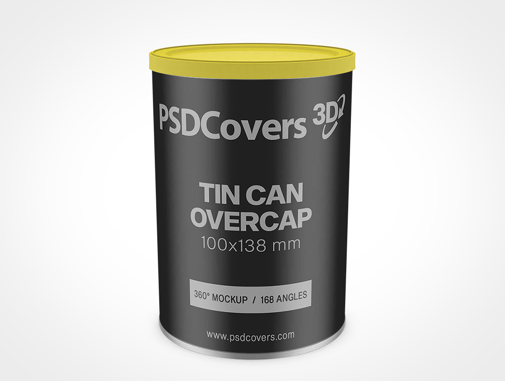 Coffee Can Mockup â€¢ PSDCovers â€¢ Mockups in a Snap!