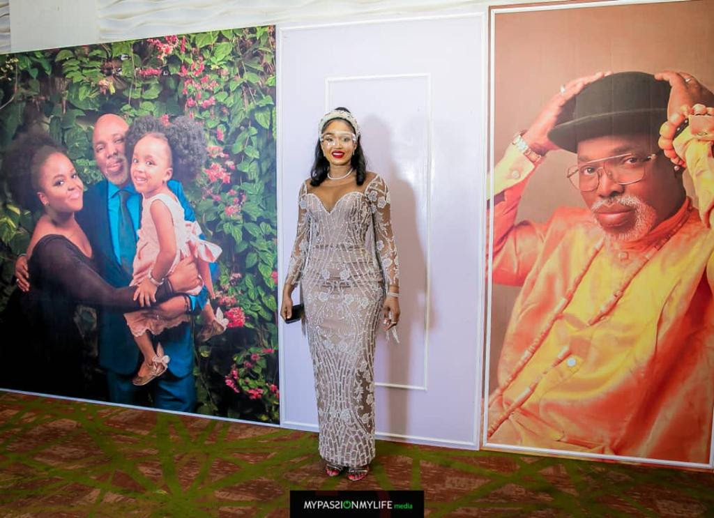 Photos of NFF President, Amaju Pinnick and his family at his 50th birthday bash