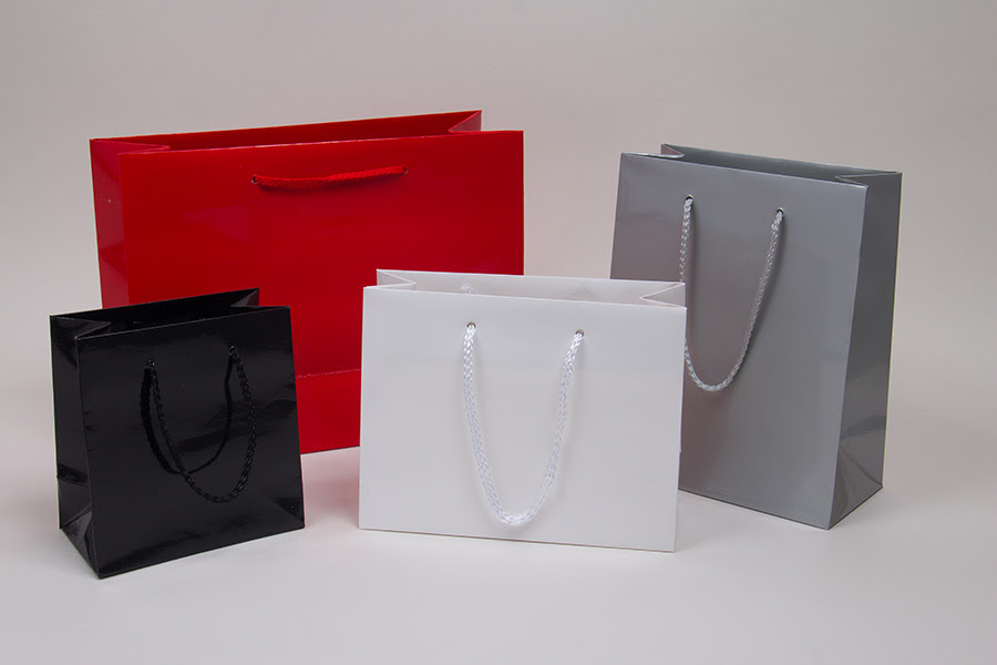 Paper Eurotote Bags with Rope Handles Chaney