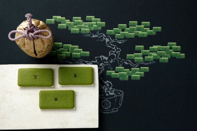 お濃茶ラングドシャ「茶の菓」