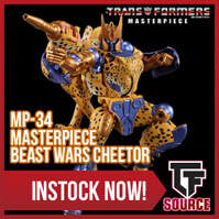 Transformers News: TFsource News! MP-34 Cheetor, MP-35 Grapple, FT Grinder, MT Contactshot, PC-15/16, MMC & More!