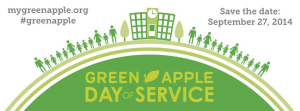 The USGBC is looking for volunteers for the Green Apple Day of Service on September 27th.