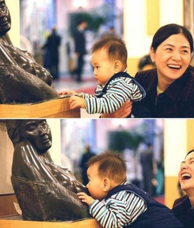 15 children who know how to take pictures with monuments