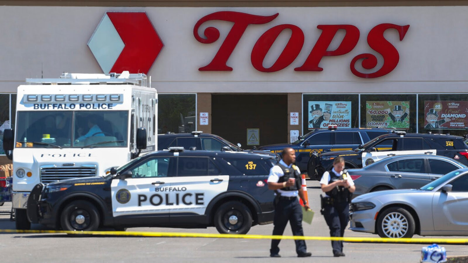Buffalo supermarket shooting suspect charged with federal hate crimes