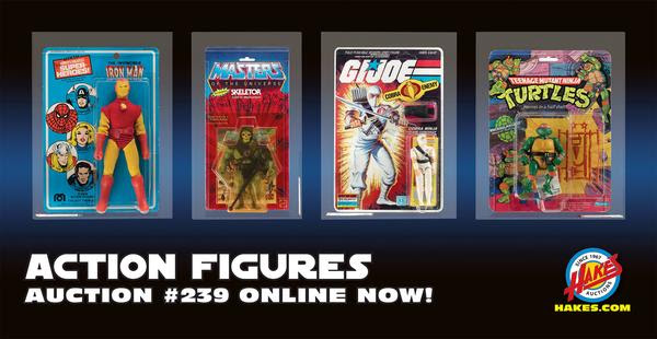 Images of action figures in Auction 239