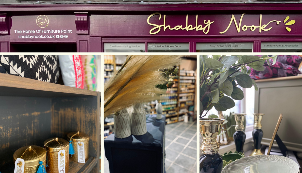 Images showing new Shabby Nook shop on Burton High Street