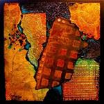 Abstract Mixed Media Painting "Urban Vibe 12085" by Colorado Mixed Media Abstract Artist Carol Nelso - Posted on Thursday, April 16, 2015 by Carol. Nelson