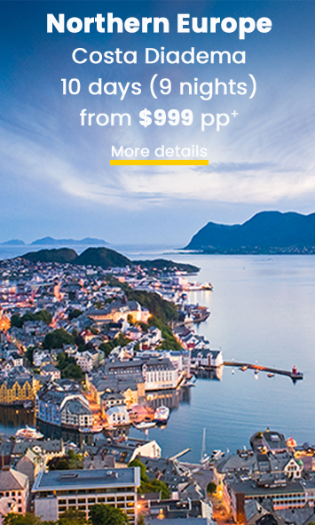 Costa Cruise Northern Europe from $999