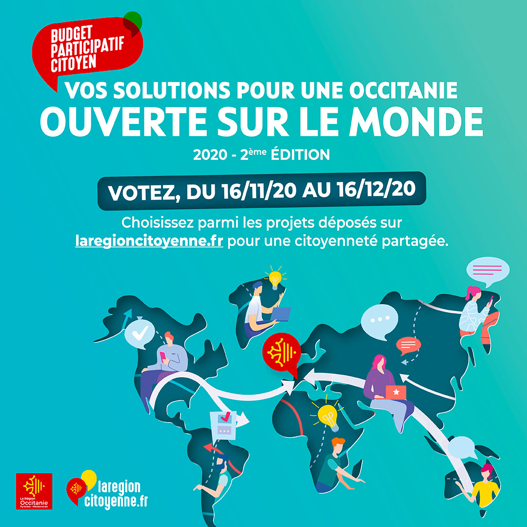 Budget participatif Occitanie ouverte sur le monde