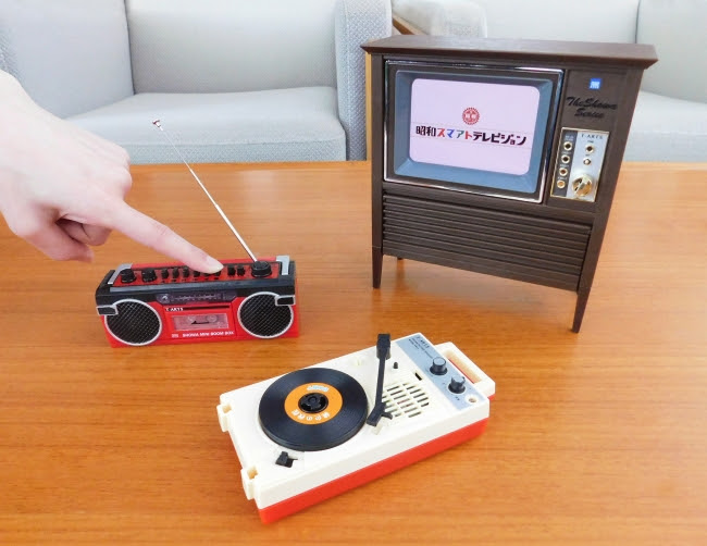 ミニチュアサイズの昭和家電ガジェット 「ザ・昭和シリーズ」