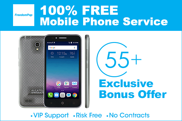 100% Free Mobile Phone Service...
