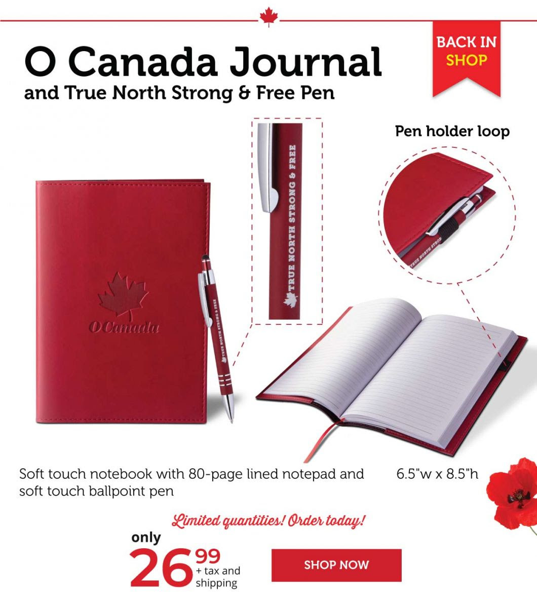 O Canada Journal and Pen