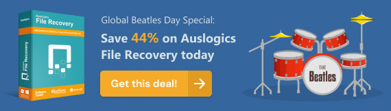 Global Beatles Day Special: 40% Off on Auslogics File Recovery